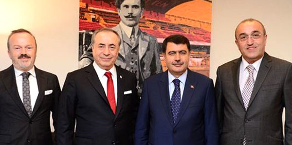 İstanbul Valisi Şahin’den Galatasaray Kulübüne Ziyaret