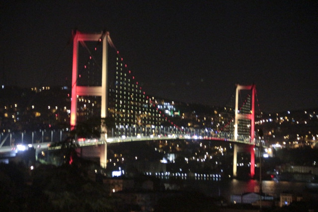 15 Temmuz Şehitler Köprüsü’nde 4’lü Zirve Renkleri
