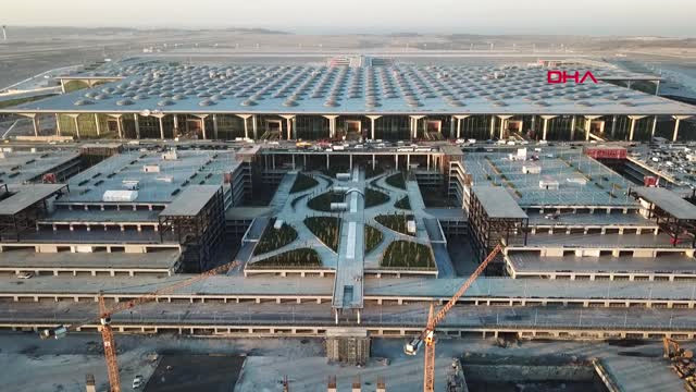 İstanbul Tarihi Açılış Öncesi Yeni Havalimanı Havadan Böyle Görüntülendi