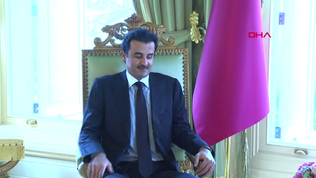 İstanbul-Cumhurbaşkanı Erdoğan, Katar Emiri ile Bir Araya Geldi 2