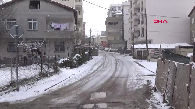 İstanbul- Boğaz’daki Kar Yağışı Havadan Görüntülendi