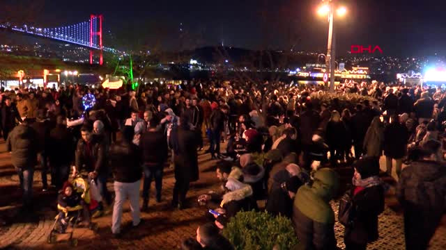 Ortaköy’de 2019 Coşkusu Böyle Görüntülendi