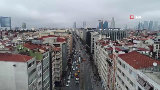 Şişli’de Sit Alanı İlan Edilen Bölge Havadan Görüntülendi
