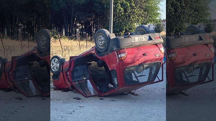 Gelibolu’da korkunç kaza! Otomobil takla attı: 1 ölü, 2 yaralı